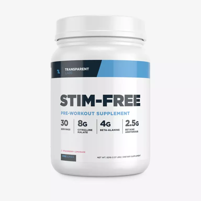 Transparent Labs Stim Free Bottle